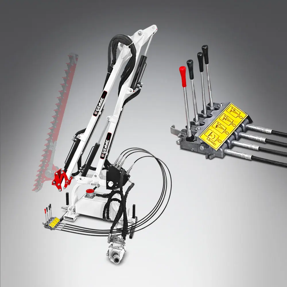 Braccio tagliasiepe cimatrice per trattore Giemme serie HRT